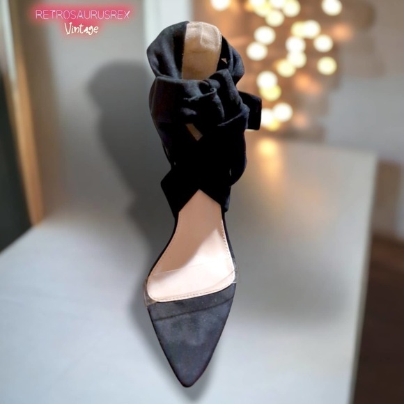 Public Desire Jordy High Block Heel Wrap Tie Heels, 7 - Picture 9 of 12